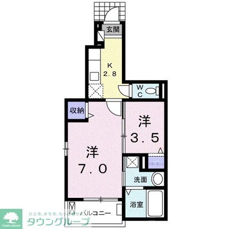 Confort Casa Cの物件間取画像